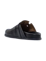 Easton Leather Footbed Clogs