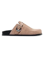 Easton Suede Footbed Clogs