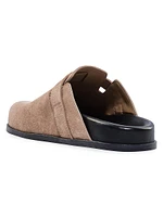 Easton Suede Footbed Clogs