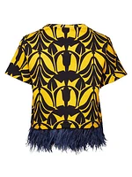 La Scala Tee with Feathers