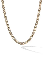 Curb Chain Necklace 18K Yellow Gold, 6MM