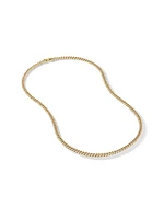 Curb Chain Necklace in 18K Yellow Gold, 6MM