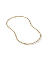 Curb Chain Necklace 18K Yellow Gold, 6MM