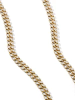 Curb Chain Necklace in 18K Yellow Gold, 6MM