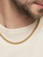 Curb Chain Necklace 18K Yellow Gold