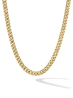 Curb Chain Necklace 18K Yellow Gold, 6MM