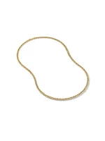 Curb Chain Necklace 18K Yellow Gold, 6MM