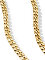 Curb Chain Necklace 18K Yellow Gold, 6MM