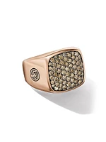 Streamline Signet Ring 18K Rose Gold