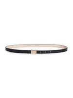 Clip Thin Leather Belt
