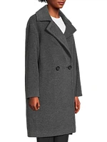 Wool-Cashmere Double-Breasted Coat