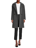 Wool-Cashmere Double-Breasted Coat