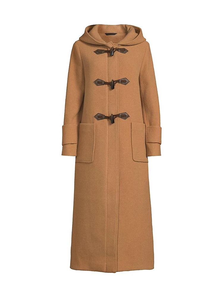 Wool Hooded Toggle Coat