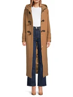 Wool Hooded Toggle Coat