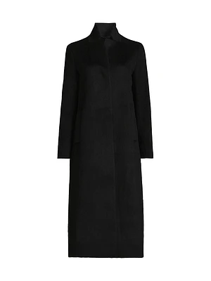 Cashmere Single-Breasted Coat