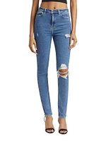 Paradise Lost Hi N Wasted Distressed Skinny Jeans