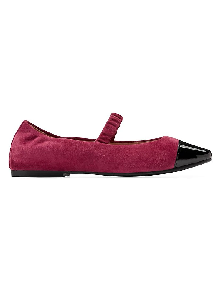 Yvette Suede Ballet Flats