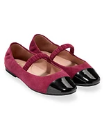 Yvette Suede Ballet Flats