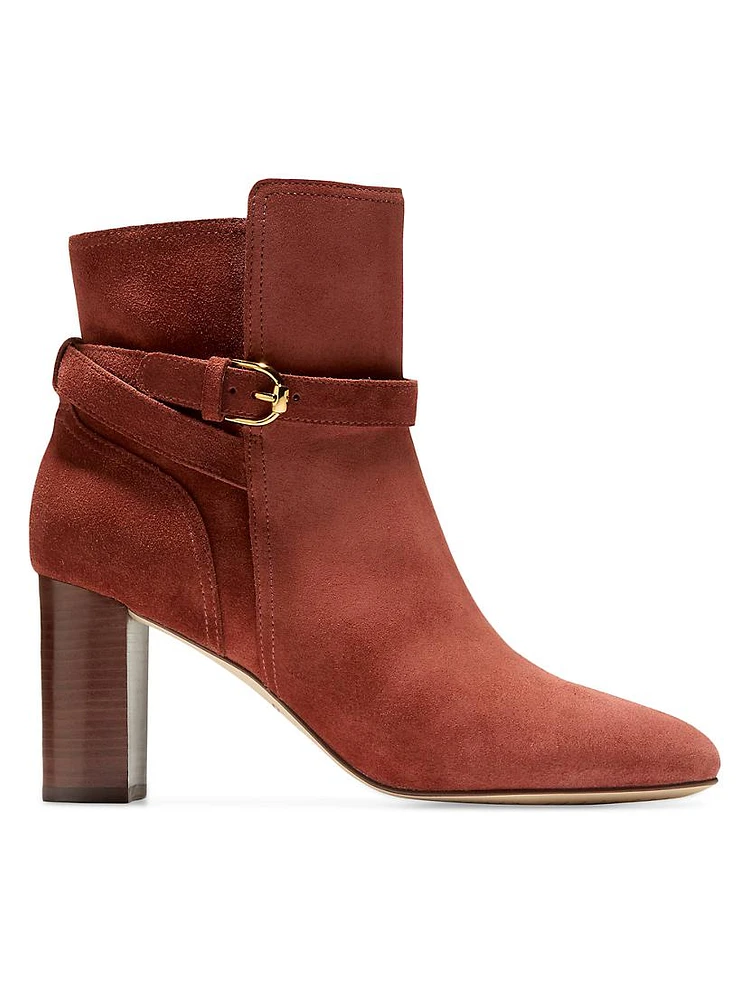 Glendale Jodhpur 75MM Suede Booties