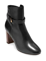 Glendale 75MM Leather Jodhpur Booties