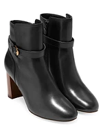 Glendale 75MM Leather Jodhpur Booties