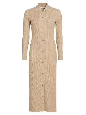 Phillips Micro-Cable-Knit Dress