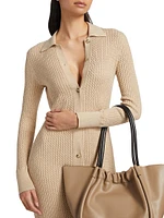 Phillips Micro-Cable-Knit Dress