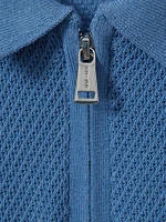 Little Boy's & Ivor Half-Zip Polo Shirt