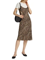 Emerick Leopard Slip Dress