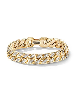 Curb Chain Bracelet 18K Yellow Gold