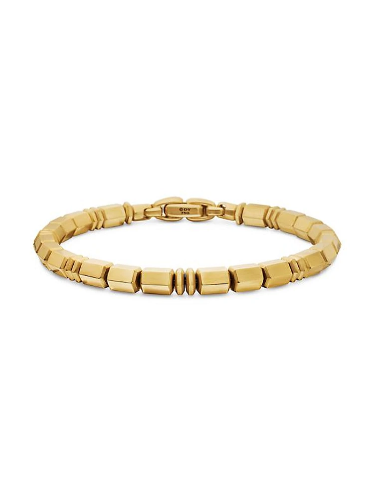 Spiritual Beads Bracelet in 18K Yellow Gold, 6MM