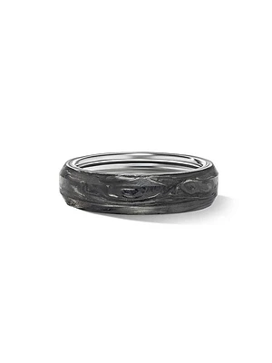 Beveled Band Ring in Sterling Silver