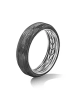 Beveled Band Ring Sterling Silver