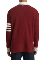 4-Bar Wool Crewneck Sweater