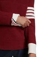 4-Bar Wool Crewneck Sweater