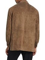 Yoel Distressed Suede Jacket