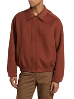 Aziz Collared Wool Jacket