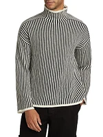 Awate Striped Turtleneck Sweater