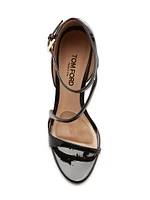 Newton 105MM Patent Leather Sandals