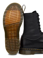 Dr. Martens x MM6 Maison Margiela Twisted 10-Eye Leather Boots