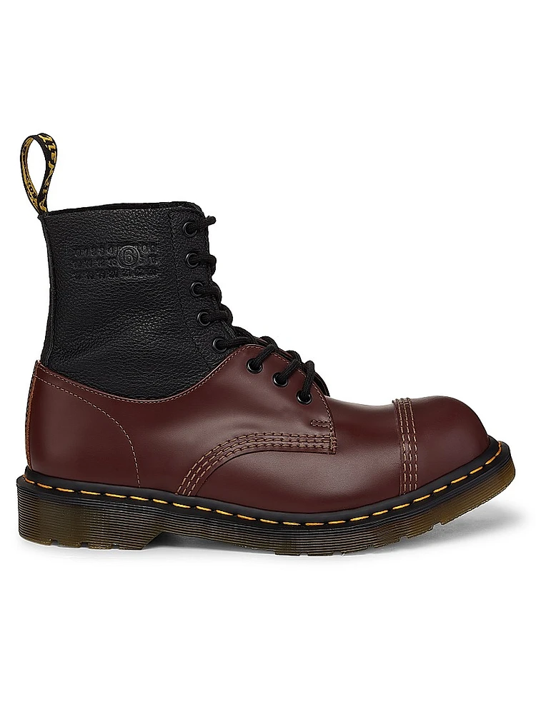 Dr. Martens x MM6 Maison Margiela 1460 Twisted & Reimagined Steel-Toe Trunk Boots