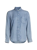 Ingrid Chambray Button-Up Shirt