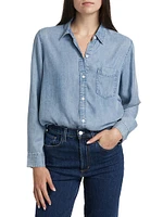 Ingrid Chambray Button-Up Shirt