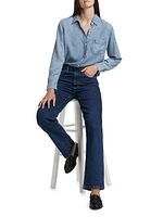 Ingrid Chambray Button-Up Shirt