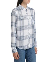 Hunter Plaid Button-Up Shirt