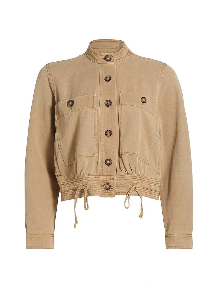 Alma Washed Twill Utility Jacket