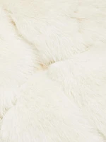 Rosario Chevron Faux-Fur Vest