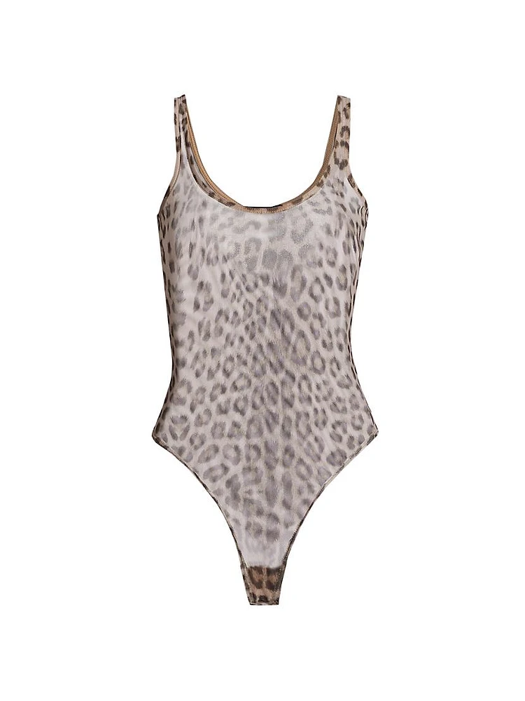 Gigi Leopard Mesh Bodysuit