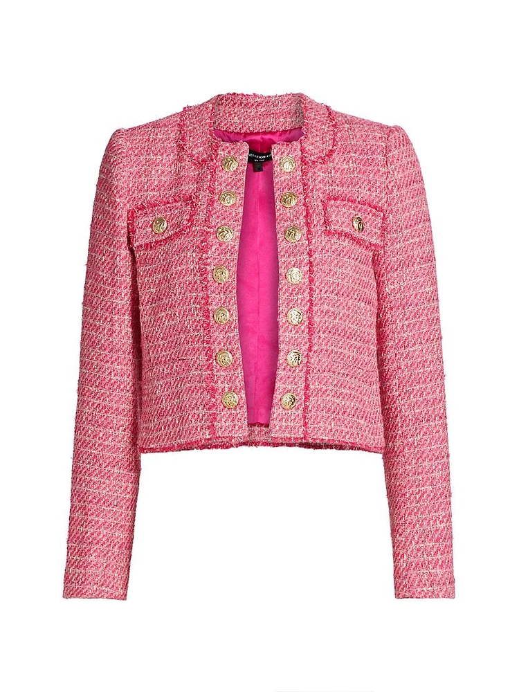 Karson Shimmer Tweed Jacket