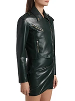 Cosita Faux Leather Moto Jacket